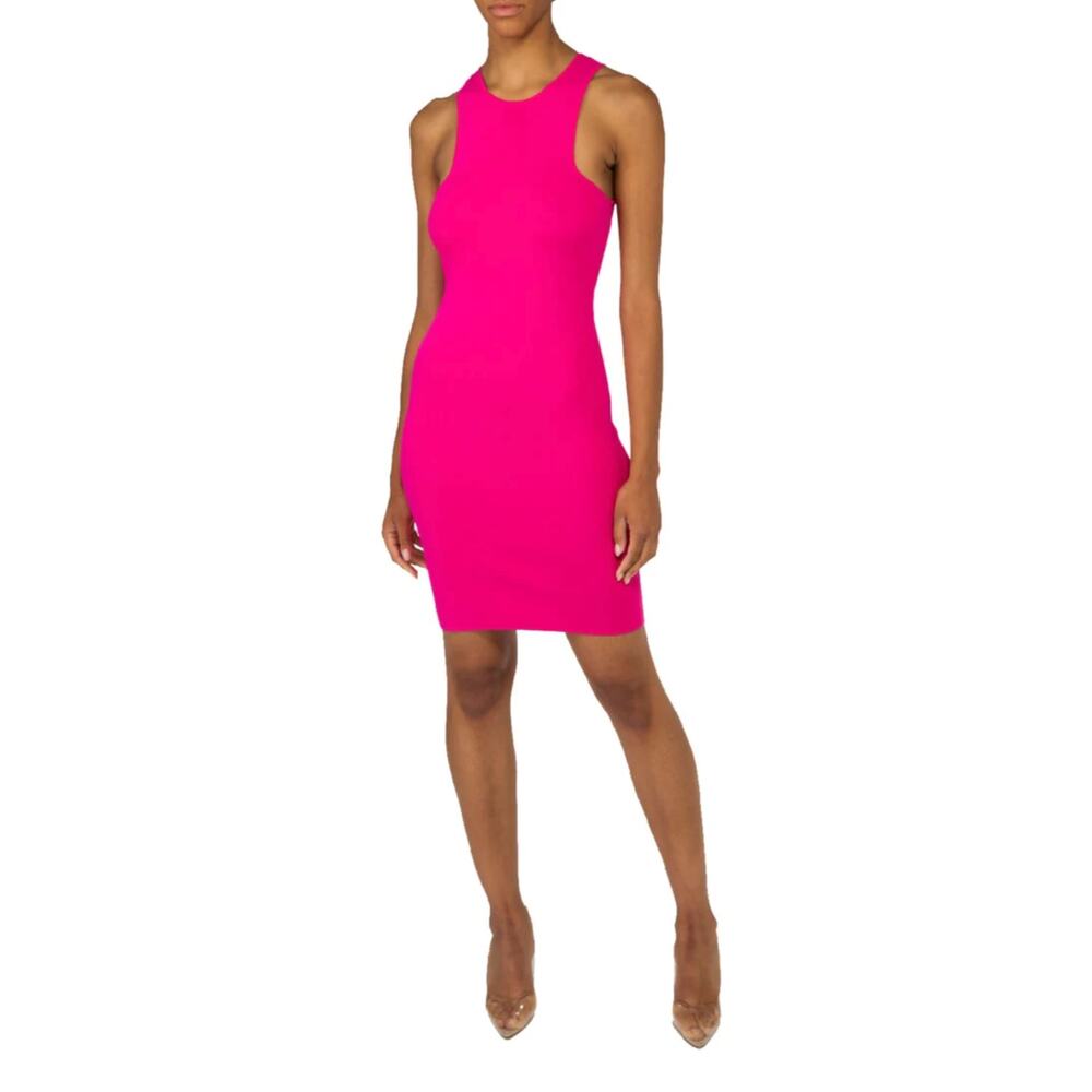 Mother of All Hot Pink Dazy Bodycon Knit Dress